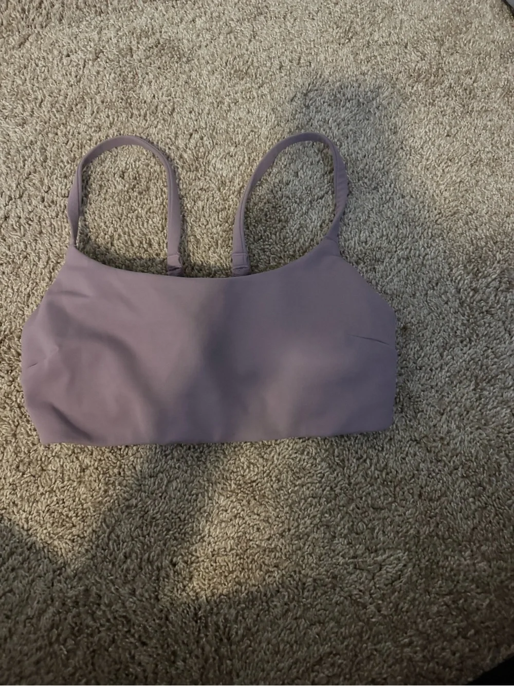 lululemon athletica lavender mauve seamless bralette